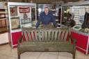 Museum curator Jeremy Harte has welcomed the bench to Bourne Hall in Ewell