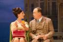 Emma Barton (Dolly) with Gavin Spokes (Francis Henshall) in One Man Two Guvnors. Picture: Johan Persson