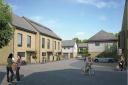 An artist's impression of some of the new homes