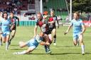 Ready: Jamie O'Cllaghan in action for Harlequins RL - now London Broncos - last season