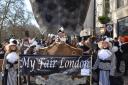 Merton's winning float 'My Fair London' was steered by Admiral Lord Nelson