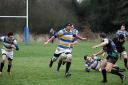 Clear: Fisher's Michael Tuka clears the lines in the win over Weybridge Vandals    SP72942