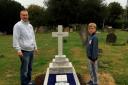 Fantastic job: Neil Relf restored the graves