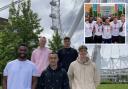 ( L to R): Vince Onuegbu (Hackney) , Arthur Leventhorpe ( Battersea ), Al Harlington ( Raynes Park), Jack Haire (Streatham) , Aaron Farr (Kingston)