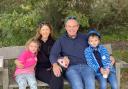 Merton Park resident Pip Dawes and her family