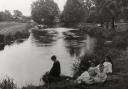 The River Wandle in calmer conditions before the First World War