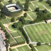 A birds eye view of how the Wimbledon Tennis Club could look by 2028 (photo: AELTC)