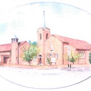 St James's Church corner of Beaford Grove, Martin Way SW20