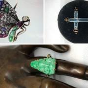 The jewellery missing includes a butterfly broach, a cross and a large ring