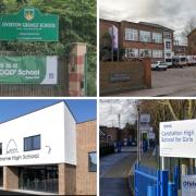 Overton Grange School, Sutton High School, Glenthorne High School, and Carshalton High School for Girls received a hygiene rating of 5 in 2023