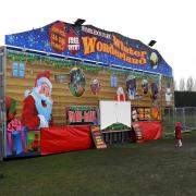The Winter Wonderland fair in Wimbledon Park