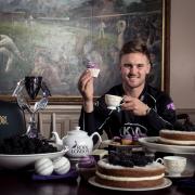 Cheers: Jason Roy at the launch of the Royal London One Day Cup
