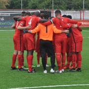Squad game: Carshalton Athletic have bounced back since a 6-2 FA Cup exit at the hands of Worthing last week                 Pic: Ian Gerrard