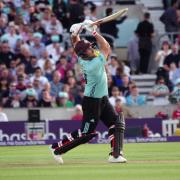 Aaron Finch made 58 as Surrey beat Essex on Thursday. Picture: Mark Sandom