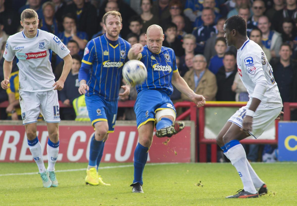 League Two match October 25, 2014. AFC Wimbledon 2-2 Tranmere Rovers 