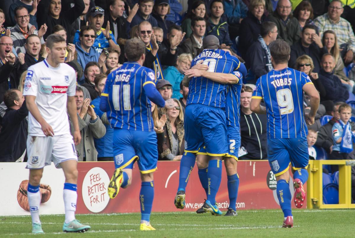 League Two match October 25, 2014. AFC Wimbledon 2-2 Tranmere Rovers 