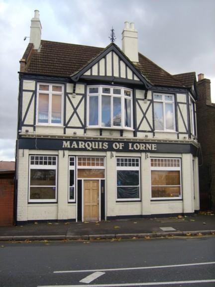 The Marquis of Lorne Wimbledon at 117 Haydons Road was closed in 2008 pic Darkstar