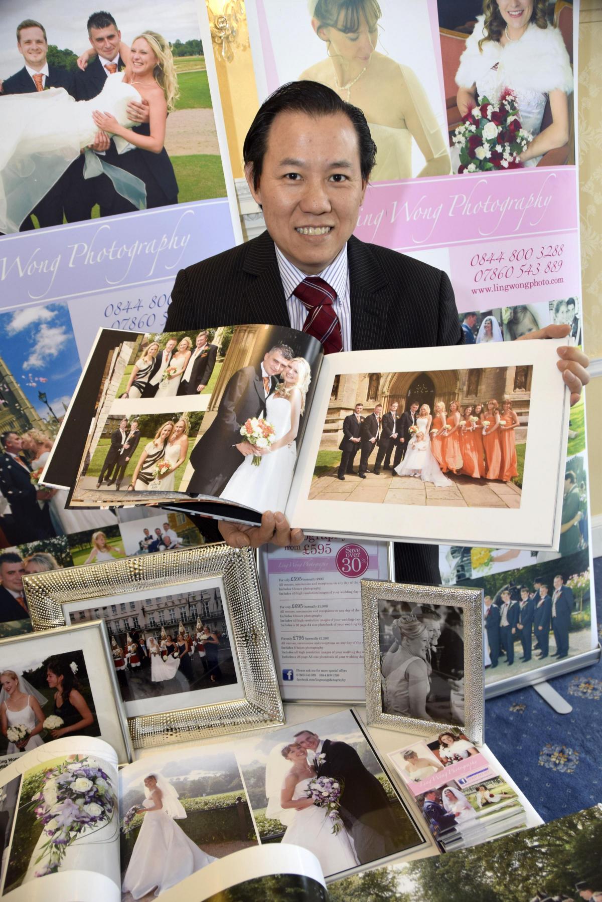 Ling Wong Wedding Photographer with his work