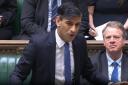 Prime Minister Rishi Sunak speaks during Prime Minister’s Questions in the House of Commons, London (House of Commons/PA)