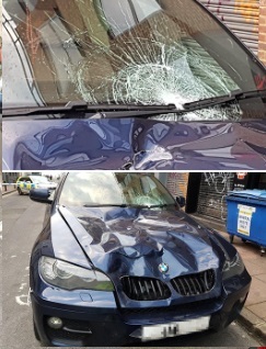 The car used by Iftekhar Khondaker during the horrific murder on Brighton seafront on December 1, 2019