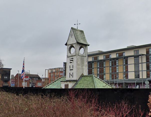 The Sun Clock Tower has deteriorated over the last couple of decades or so. Credit: Google Maps