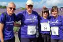 The Sollis and Dunmall family signed up to the Lavender Walk in memory of their mum and nan, Joyce Sollis / Image: St Rapheal's Hospice