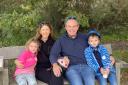 Merton Park resident Pip Dawes and her family