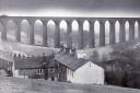 The mighty Thornton Viaduct pictured in 1982