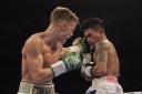 Not this time: Charlie Edwards lost by a TKO to John Riel Casimero in Saturday's IBF flyweight world title fight