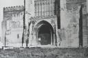 St Albans cathedral as it had looked since medieval times