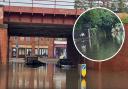 In pictures: flash floods hit Merton