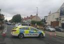 Pictures taken at the scene in Mitcham. Images: Ria Charsley