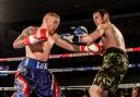 Up for the action: Mitcham boxer Lee Cannon, left