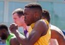 Sprinting sensation: Theo Etienne of Hercules Wimbledon