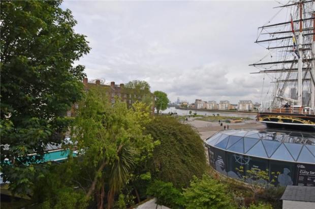 Wimbledon Times: The view of the Cutty Sark from the master suite. (Rightmove)