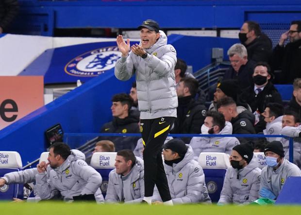 Wimbledon Times: Chelsea manager Thomas Tuchel during the match against Brighton