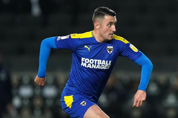 AFC Wimbledon's Anthony Hartigan. AFC Wimbledon could welcome back Anthony Hartigan for their Sky Bet League One clash at home to Ipswich