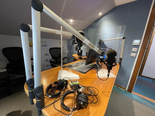 Wimbledon Times: The radio studio