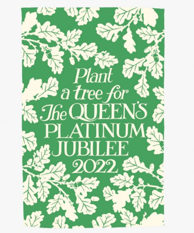 Wimbledon Times: Jubilee Tree Planting Tea Towel (Emma Bridgewater)