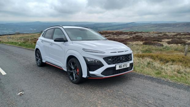 Wimbledon Times: The Kona N on the rugged Pennine hills near Holmfirth in West Yorkshire