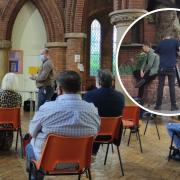 Clarion responds to community meeting fail ( Credit: images of meeting by Merton TV )