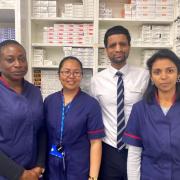 Deven Jethwa and his pharmacy team