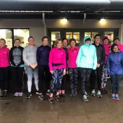 The Merton running club and police officers