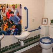 The toilet at Crown Lane Studio will have a hoist when money is raised
