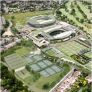 Architects vision of the All England Tennis Club