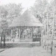 The original bandstand, constructed 100 years ago