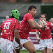 Good start: Guy Armitage marked his first appearance for London Welsh this season with a hat-trick of tries