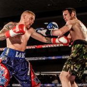 Up for the action: Mitcham boxer Lee Cannon, left