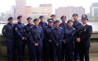 Merton police cadets on duty at royal wedding