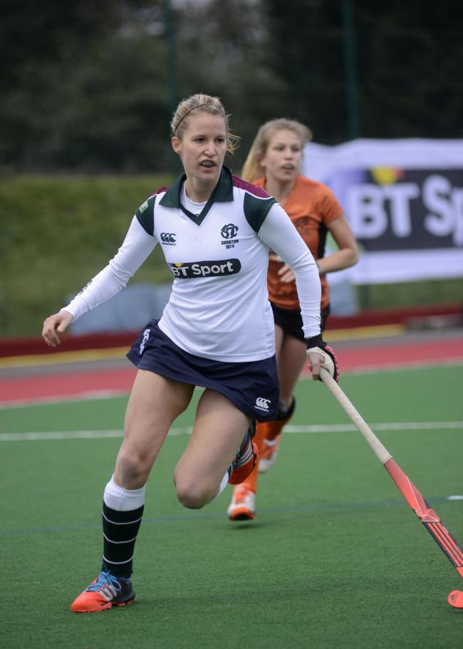 Jenna Woolven in action for Surbiton